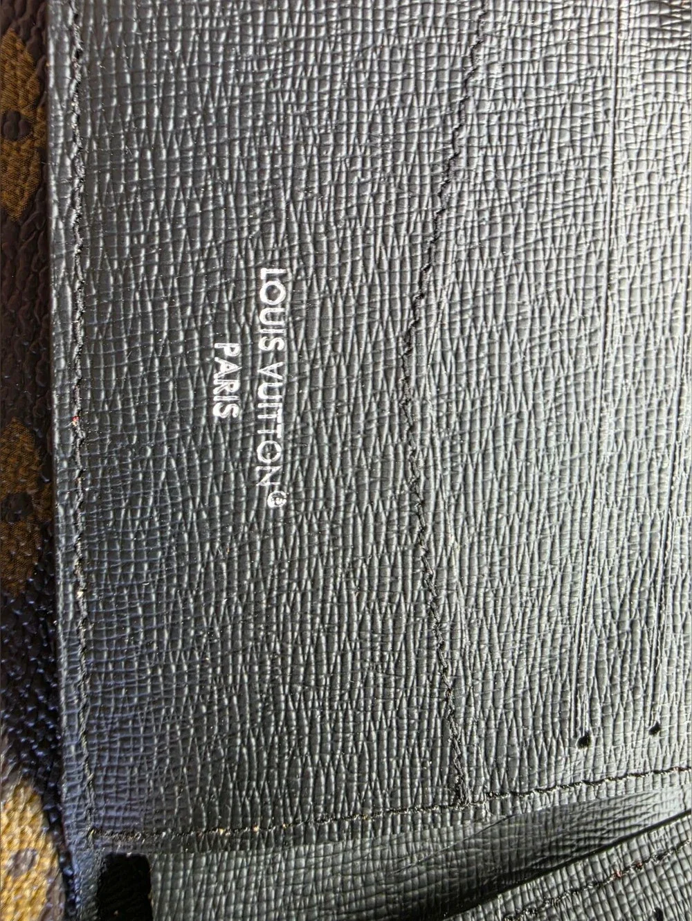 Louis Vuitton Slender Wallet-M62294 Black Monogram Eclipse Canvas Wallet